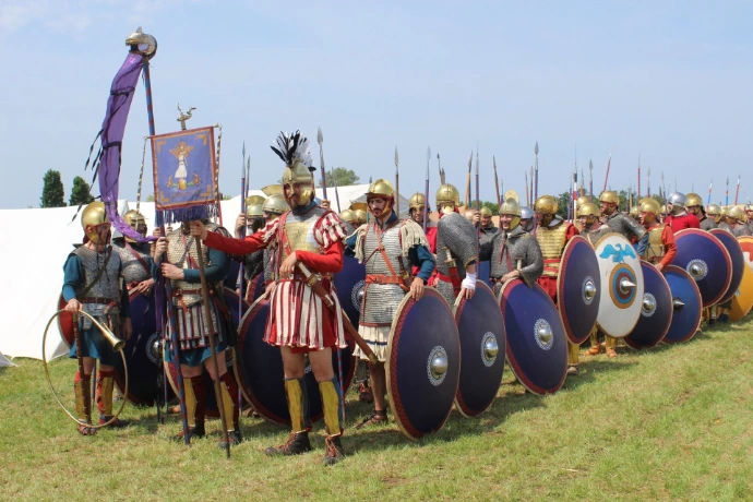 The Oudenburg legion on the march